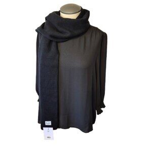NWT Herschel Supply Company Black Knit Scarf
